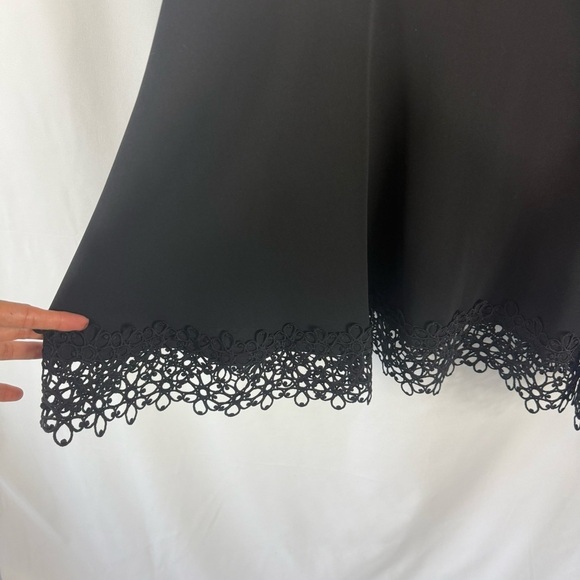 Shani  Lace-Trim Crepe Fit & Flare Dress size:USA 10 - Picture 7 of 17